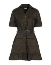 Liu •jo Woman Mini Dress Dark Green Size 10 Polyester, Polyamide In Green
