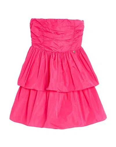 Liu •jo Woman Mini Dress Fuchsia Size 10 Polyester