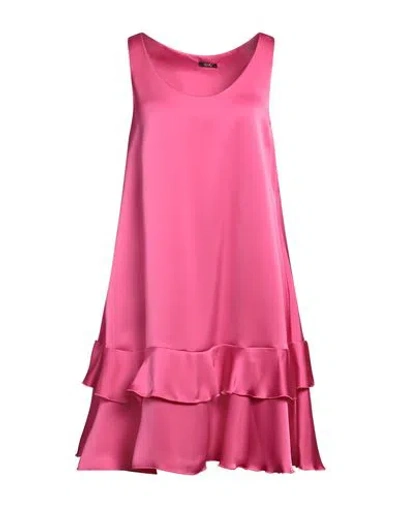 Liu •jo Woman Mini Dress Fuchsia Size Xs Polyester In Pink