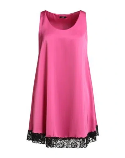 Liu •jo Woman Mini Dress Fuchsia Size S Polyester In Pink