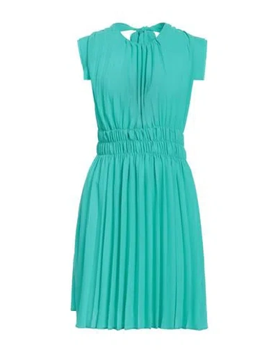 Liu •jo Woman Mini Dress Green Size 4 Polyester