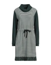 Liu •jo Woman Mini Dress Green Size S Cotton, Polyester In Green