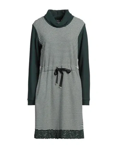 Liu •jo Woman Mini Dress Green Size S Cotton, Polyester