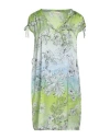 Liu •jo Woman Mini Dress Green Size M Polyester In Green