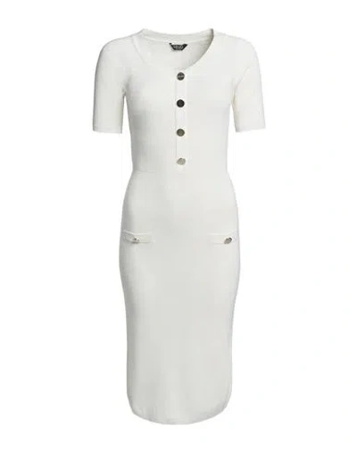 Liu •jo Woman Mini Dress Ivory Size S Viscose, Polyester In White