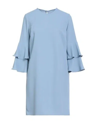 Liu •jo Woman Mini Dress Light Blue Size 4 Polyester