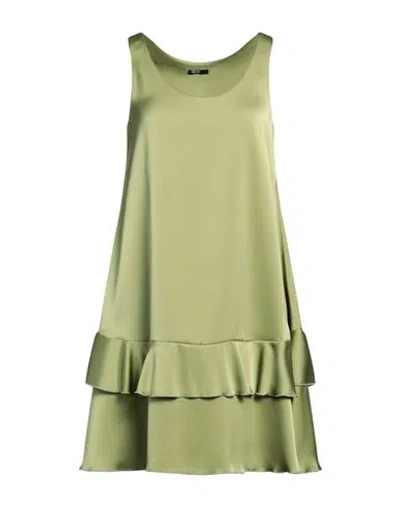 Liu •jo Woman Mini Dress Light Green Size Xs Polyester
