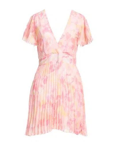 Liu •jo Woman Mini Dress Light Pink Size 6 Polyester