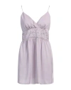 Liu •jo Woman Mini Dress Lilac Size S Polyester