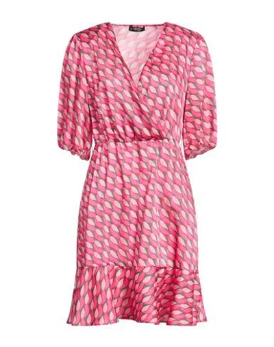Liu •jo Woman Mini Dress Magenta Size 2 Polyester In Pink