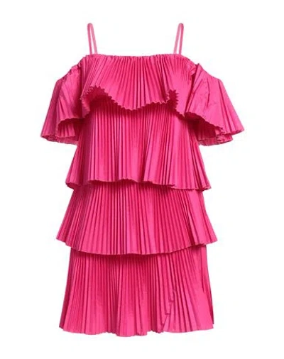 Liu •jo Woman Mini Dress Magenta Size 6 Polyester In Pink