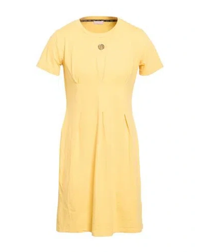 Liu •jo Woman Mini Dress Marigold Size S Cotton, Elastane In Yellow