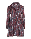 Liu •jo Woman Mini Dress Navy Size 10 Polyester In Navy Blue