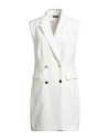 Liu •jo Woman Mini Dress Off White Size 12 Polyester, Elastane In White
