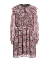 Liu •jo Woman Mini Dress Pink Size 10 Polyester In Pink