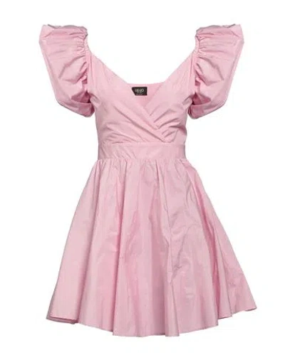 Liu •jo Woman Mini Dress Pink Size 2 Polyester