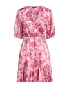 Liu •jo Woman Mini Dress Pink Size 4 Polyester
