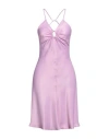 Liu •jo Woman Mini Dress Pink Size 4 Viscose, Rayon In Pink