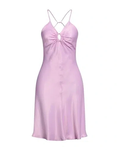 Liu •jo Woman Mini Dress Pink Size 4 Viscose, Rayon