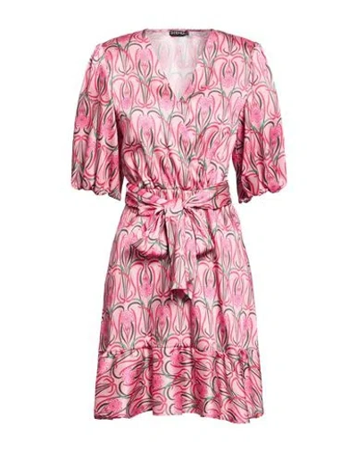 Liu •jo Woman Mini Dress Pink Size 8 Polyester