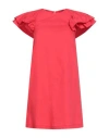 Liu •jo Woman Mini Dress Red Size 2 Cotton