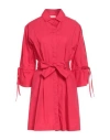 Liu •jo Woman Mini Dress Red Size 4 Cotton