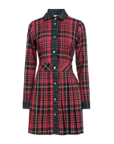 Liu •jo Woman Mini Dress Red Size 4 Polyester, Viscose, Elastane