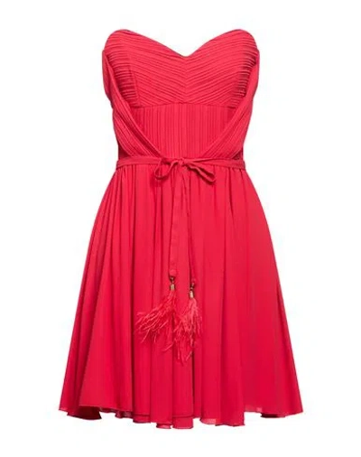 Liu •jo Woman Mini Dress Red Size 6 Polyester