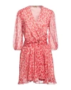 Liu •jo Woman Mini Dress Red Size 4 Polyester In Red