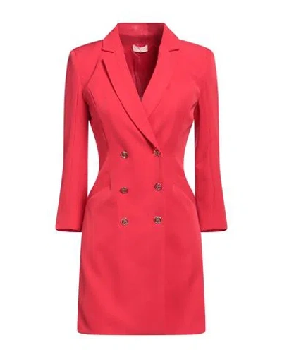 Liu •jo Woman Mini Dress Red Size 6 Polyester, Elastane