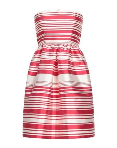 Liu •jo Woman Mini Dress Red Size 6 Polyester, Polyamide