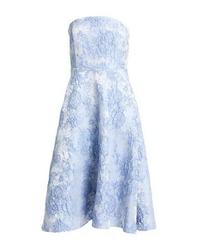 Liu •jo Woman Mini Dress Sky Blue Size 8 Polyester, Elastane