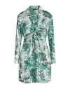 Liu •jo Woman Mini Dress Turquoise Size 10 Polyester In Blue