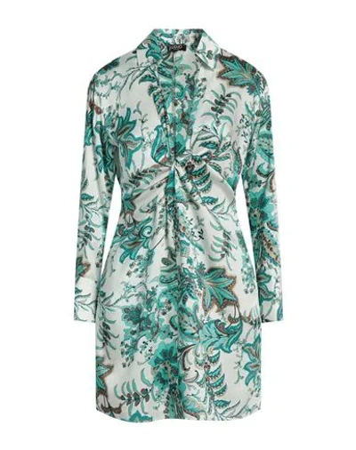 Liu •jo Woman Mini Dress Turquoise Size 10 Polyester In Blue