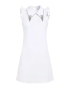 Liu •jo Woman Mini Dress White Size 8 Cotton, Polyamide, Elastane In White