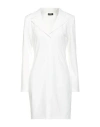 Liu •jo Woman Mini Dress White Size 6 Polyester, Elastane