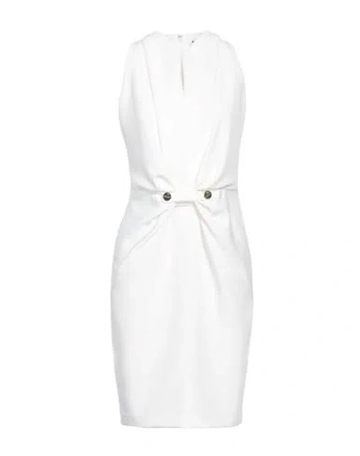 Liu •jo Woman Mini Dress White Size 8 Polyester, Elastane