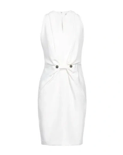 Liu •jo Woman Mini Dress White Size 2 Polyester, Elastane In White