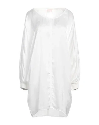Liu •jo Woman Mini Dress White Size 8 Viscose