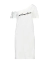 Liu •jo Woman Mini Dress White Size S Cotton, Elastane, Polyester In White