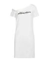 Liu •jo Woman Mini Dress White Size S Cotton, Elastane, Polyester In White