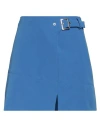 Liu •jo Woman Mini Skirt Azure Size 4 Polyester, Elastane In Blue