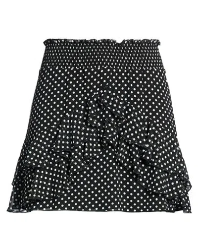 Liu •jo Woman Mini Skirt Black Size 10 Polyester