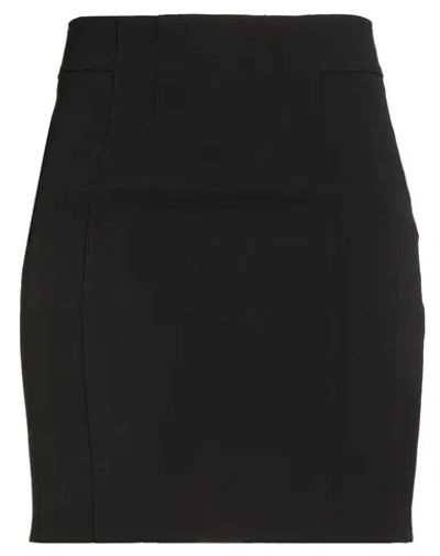 Liu •jo Woman Mini Skirt Black Size 10 Polyester, Elastane