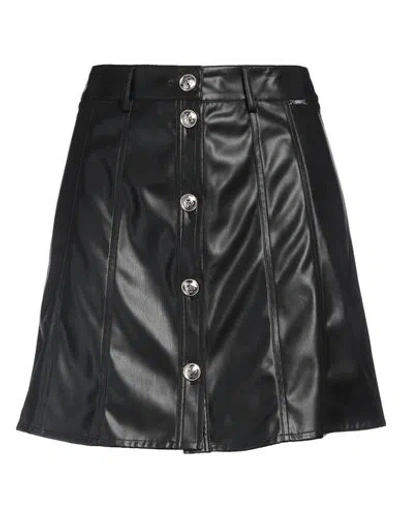 Liu •jo Woman Mini Skirt Black Size 10 Polyurethane