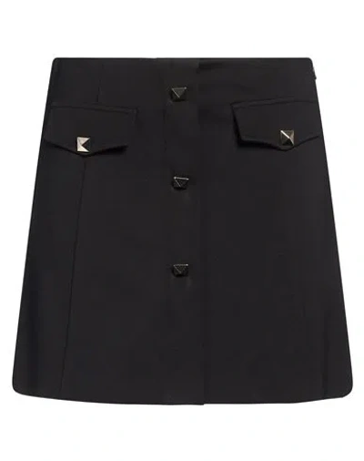 Liu •jo Woman Mini Skirt Black Size 2 Viscose, Polyamide, Elastane