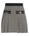 Liu •jo Woman Mini Skirt Black Size 6 Polyester, Elastane In Black