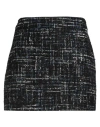 Liu •jo Woman Mini Skirt Black Size 6 Polyester, Viscose, Elastane In Black