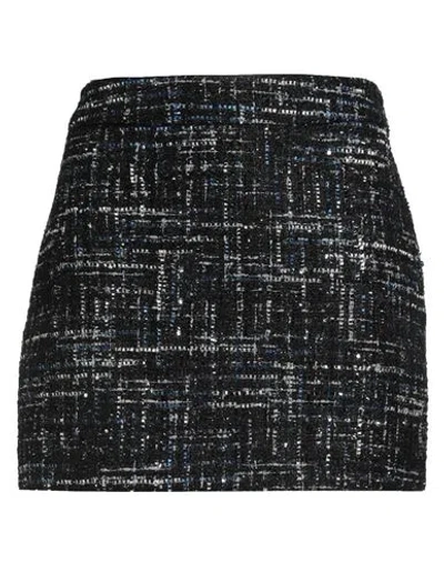 Liu •jo Woman Mini Skirt Black Size 6 Polyester, Viscose, Elastane