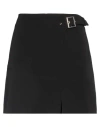 Liu •jo Woman Mini Skirt Black Size 8 Polyester, Elastane